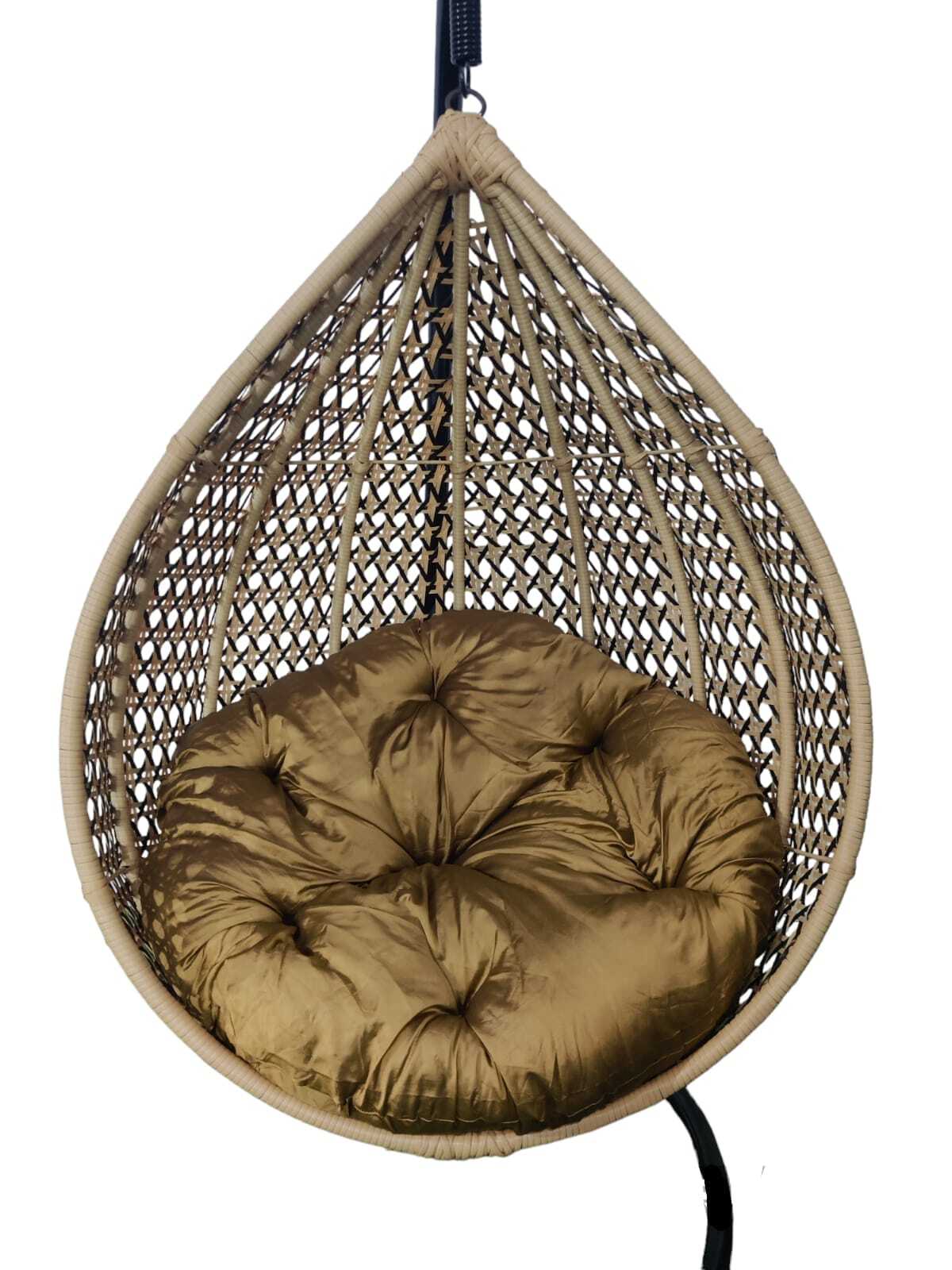 Garden Cane Swing Chair - Assembly: No Assembly Required