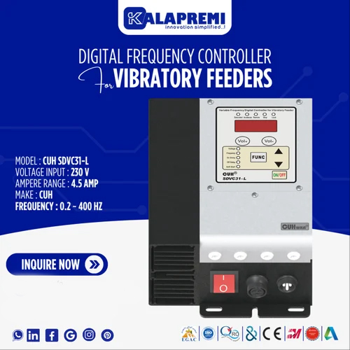 Digital Frequency Controller For Vibratory Feeder Application: Automation Industry