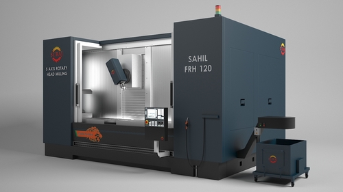 5 Axis Cnc Vertical Machining Center With Rotary Head Frh 80 Frh 100 Frh 120