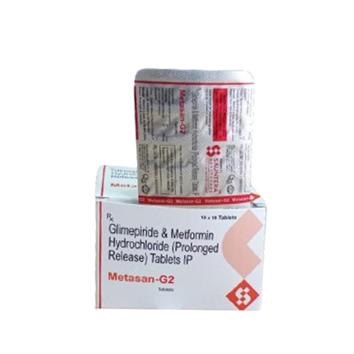 ग्लाइमपीराइड और मेटफॉर्मिन हाइड्रोक्लोराइड प्रोलोंग्ड रिलीज़ टैबलेट्स आई.पी.