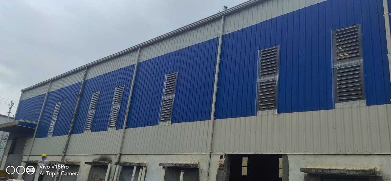 Louvers - Silver Finish | Versatile Daylight Solutions With Adjustable Airflow, Ideal For Commercial And Industrial Use