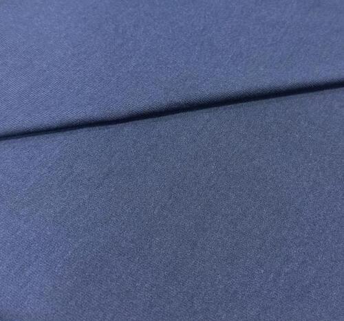Navy Color Single Jersey Fabric - 100% Cotton, Plain Texture, Custom Weight for Garment Industries | Ideal for Versatile Clothing Design