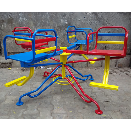 Stainless Steel 4 Seater Rounder Playground Equipment