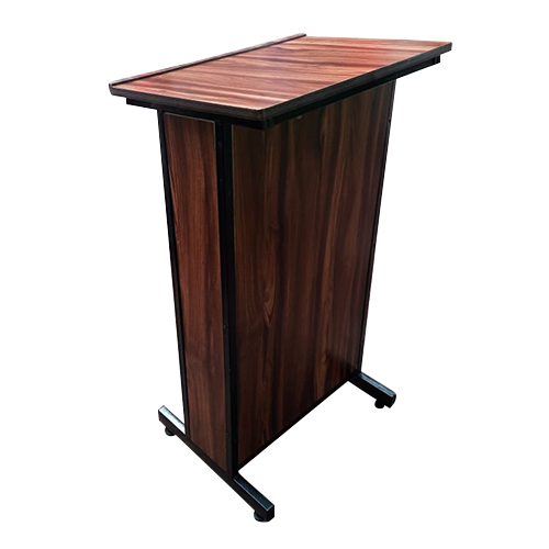 Durable 3.5 Feet Brown Lecture Stand