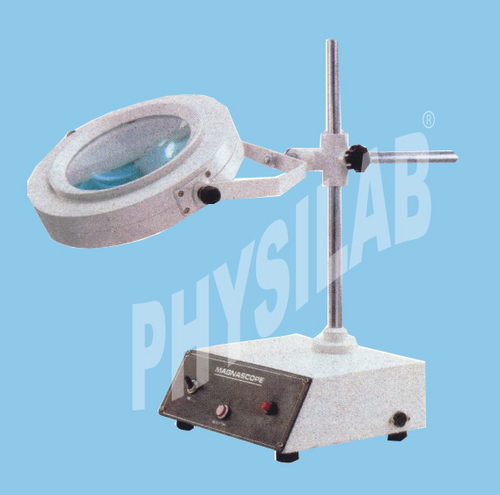 Base Stainless Steel Magnascope Bench Magnifier