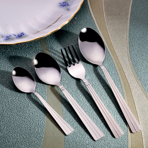 Silver Rainbow Mirror Finish Cutlery Set