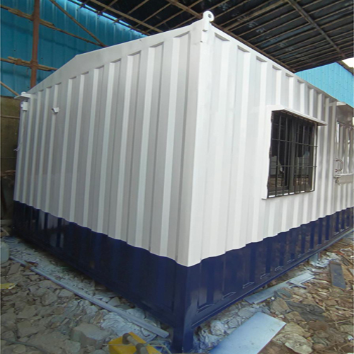MS Portable Cabins - High-Quality Container Material, Steel Floor, PVC Door and Sliding Windows | Durable, High Wind Resistance, Custom Color Options