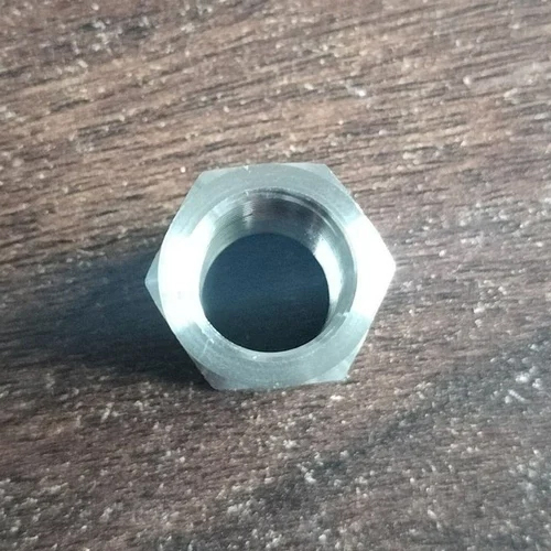 4 Inch Stainless Steel Hex Coupling Nuts - Polished Finish, Customizable Size | High Quality Material, Intended For Manual Industrial Use