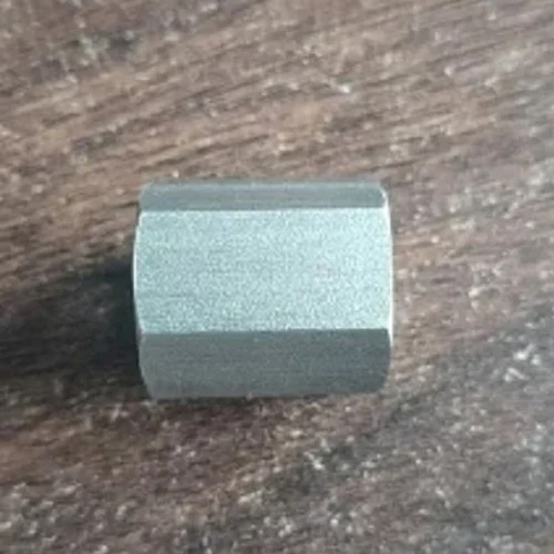 4 Inch Stainless Steel Hex Coupling Nuts - Polished Finish, Customizable Size | High Quality Material, Intended For Manual Industrial Use