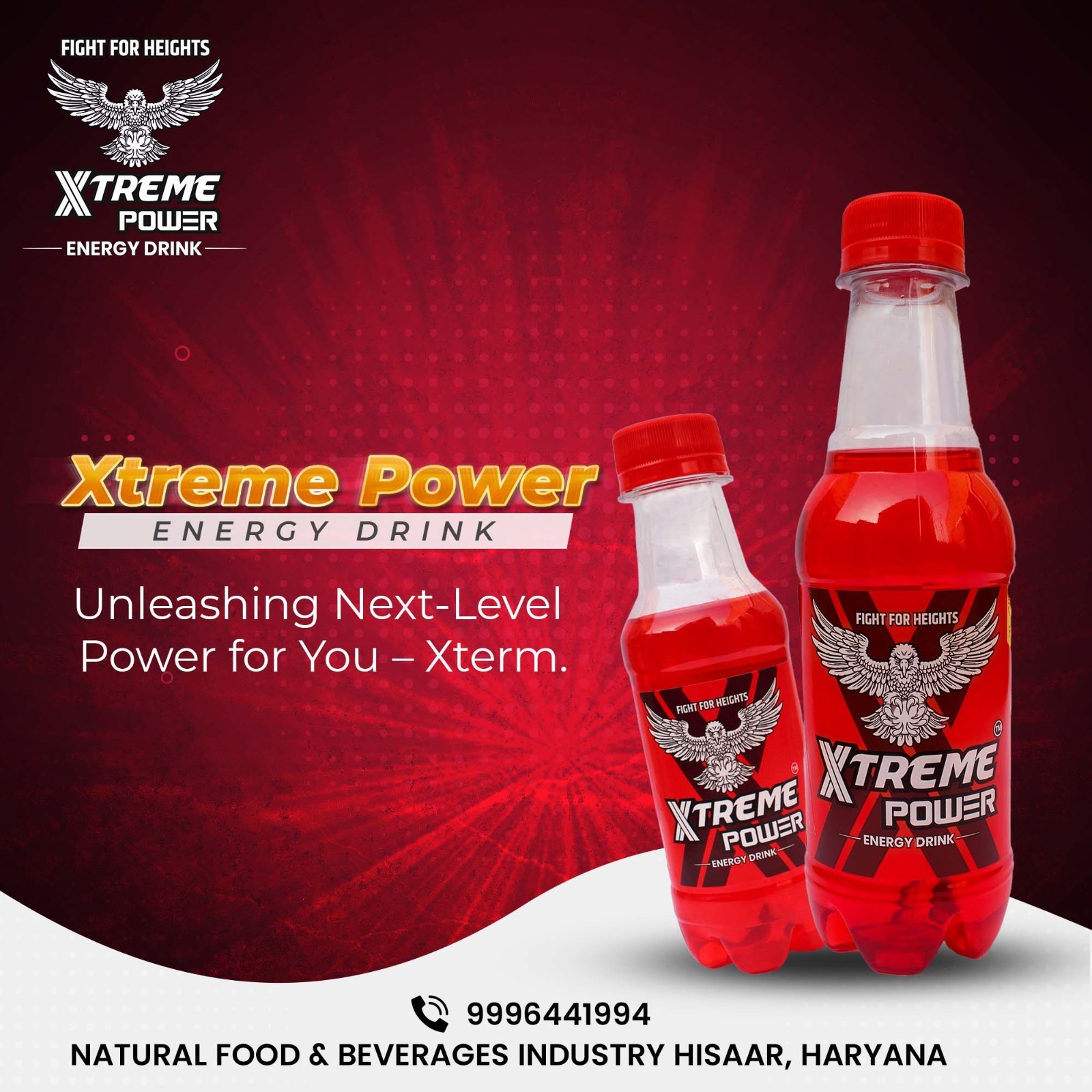 Xtreme Power Red Packaging: Bottle