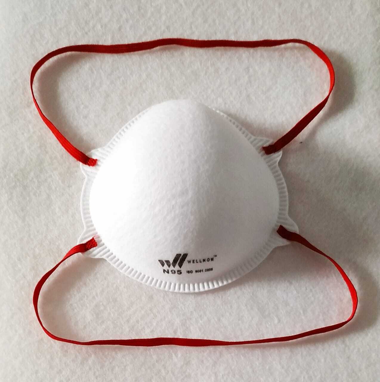 N95 Face Mask Without Valve - Color: White