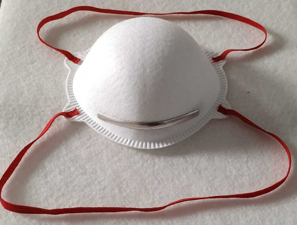 N95 Face Mask Without Valve - Color: White