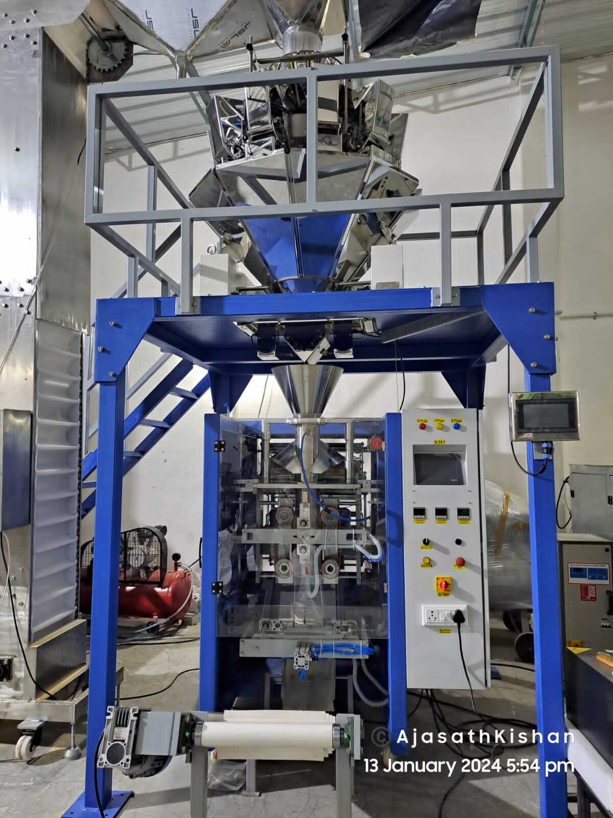 Form Fill Seal Machine - Stainless Steel 304, 1500mm Height, 1000 Pouches/hour Speed | Automatic Operation, Coated Surface Treatment, 36 Months Warranty, Electric Power Source