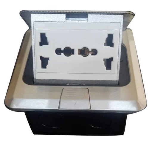 Popup Table Socket Box - 8x4 Inches, 240v Rated Voltage, 50hz Frequency, Industrial Application, Warranty Included