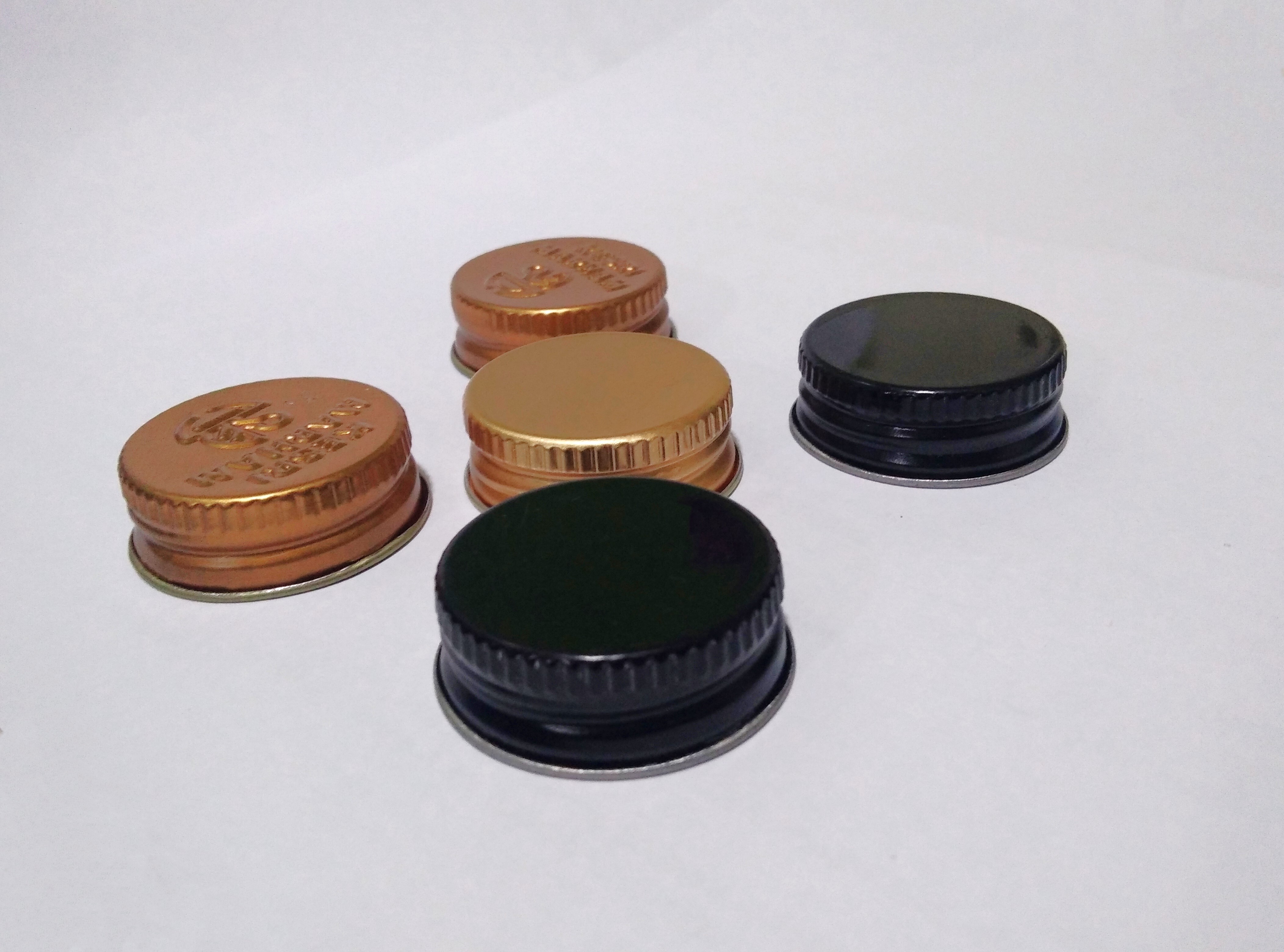 Ro/screw Cap - 29mm Gold/silver | Tinplate Material Premium Quality Screw Cap