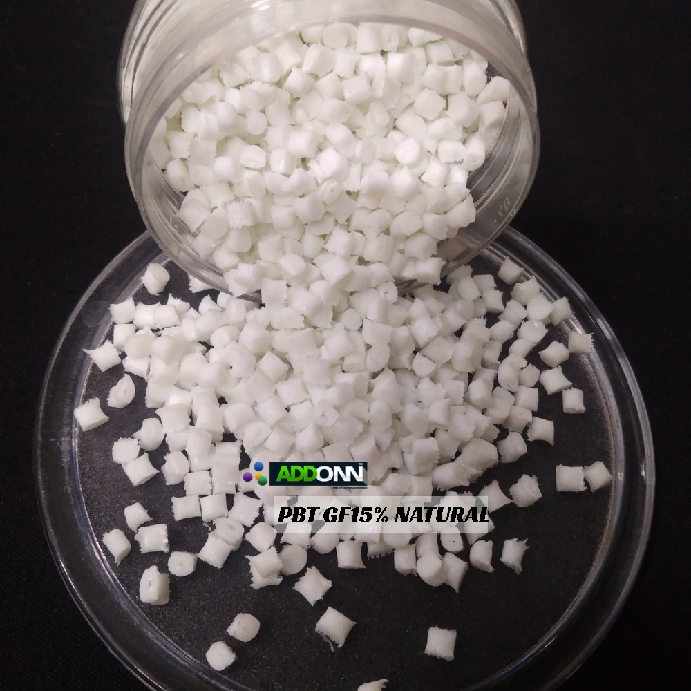 Pbt Glass Filled 15% - Natural Polybutylene Terephthalate, White, Industrial Grade, Recyclable, Thermoplastic Material With High Electrical Properties