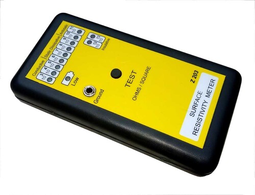 Esd Surface Resistivity Meter - Color: Yellow