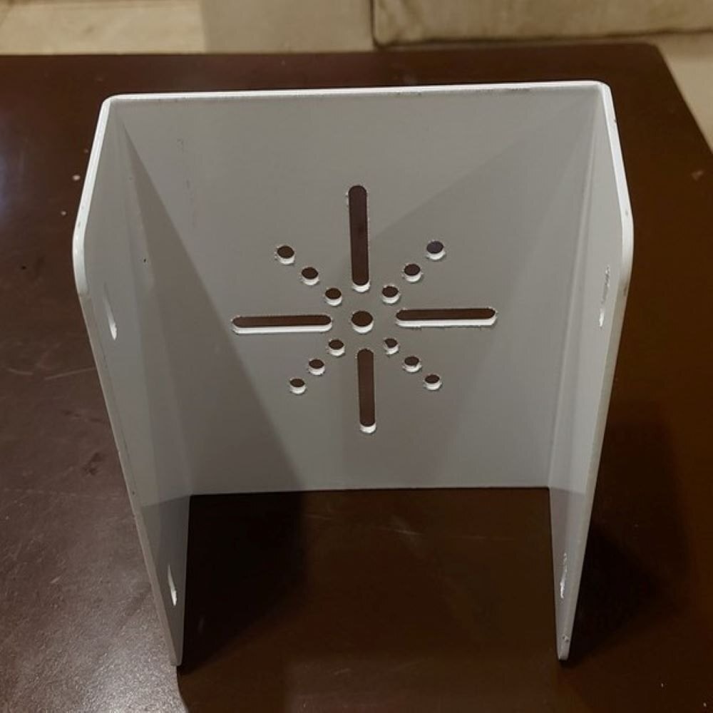 Dome Camera Round Wall Bracket - Stainless Steel, 140 X 170 X 80 Mm Size | Laser Cutting, Cnc Punching, Commercial Usage