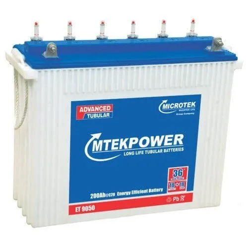 Microtek 200Ah जंबो ट्यूबुलर बैटरी