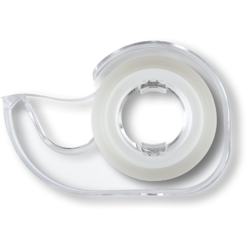 Mini Desktop Tape Dispenser - Plastic Material | Compact Design For Easy Access And Efficient Tape Cutting