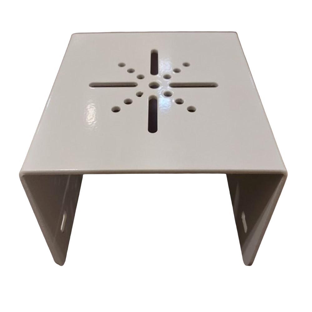 Cctv Camera Pole Mount Bracket - Stainless Steel, Polished & Powder Coated Finish | Application: Steel Industry, Commercial Usage, Durable Design