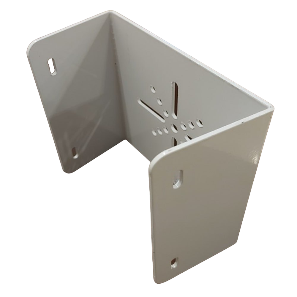 Cctv Camera Pole Mount Bracket - Stainless Steel, Polished & Powder Coated Finish | Application: Steel Industry, Commercial Usage, Durable Design