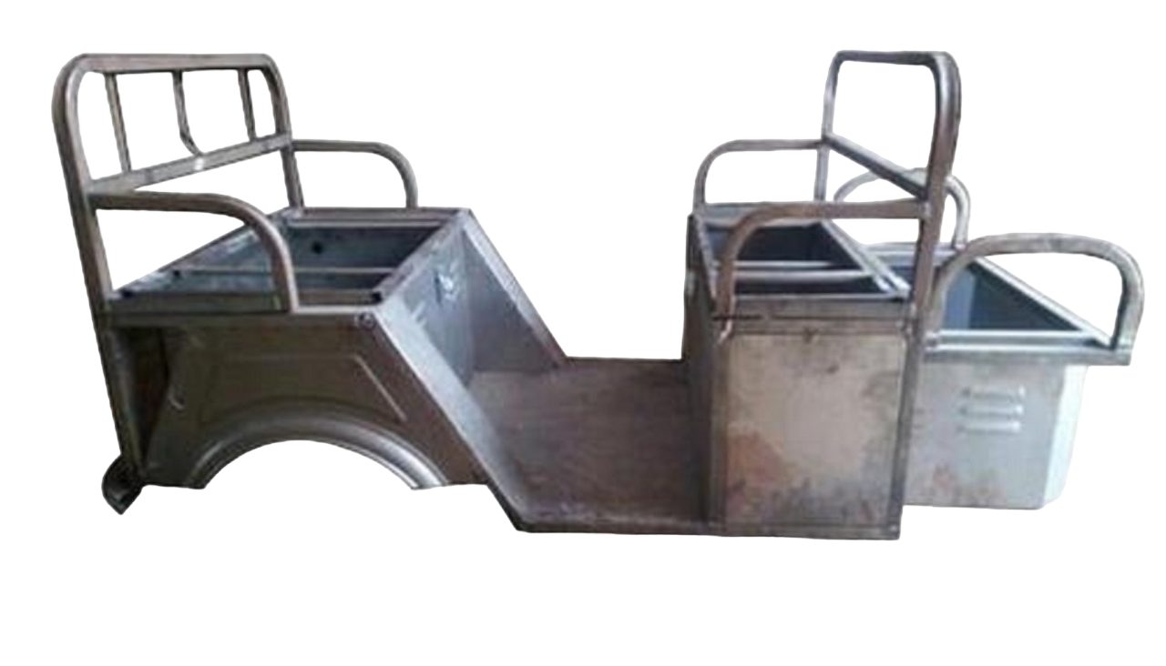 E Rickshaw Crp Sheet - Stainless Steel, Precision Laser Cut And Cnc Bent | Commercial Usage With Polished And Powder Coated Finish