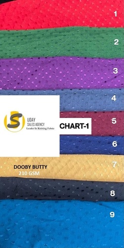 Dobby Butty Lycra Fabric - 60 Inch Width, 210 Gsm Knitted Lycra | Multicolor, Shiny, Washable, Plain Texture For Apparel/clothing