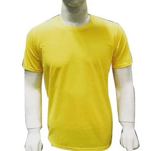 Diff Options Available Mens Round Neck Cotton T Shirt