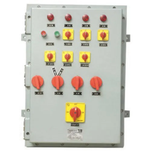 Flameproof Instrument Control Panel - Metal Construction, IP66 Protection Level | High-Quality Polished Finish, Warranty Included