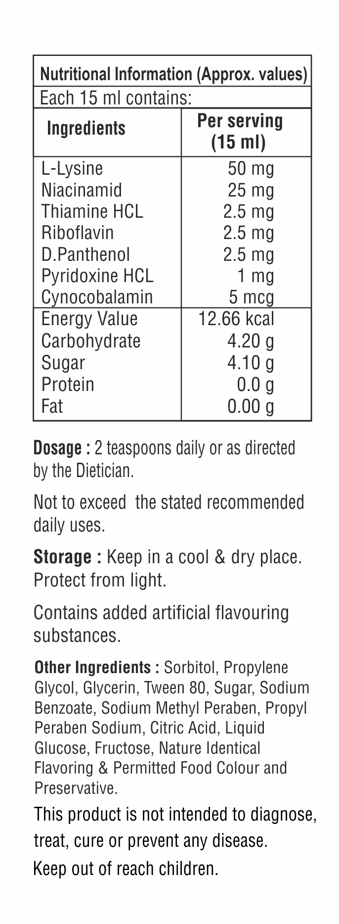 Multivitamin And Multimineral Syrup