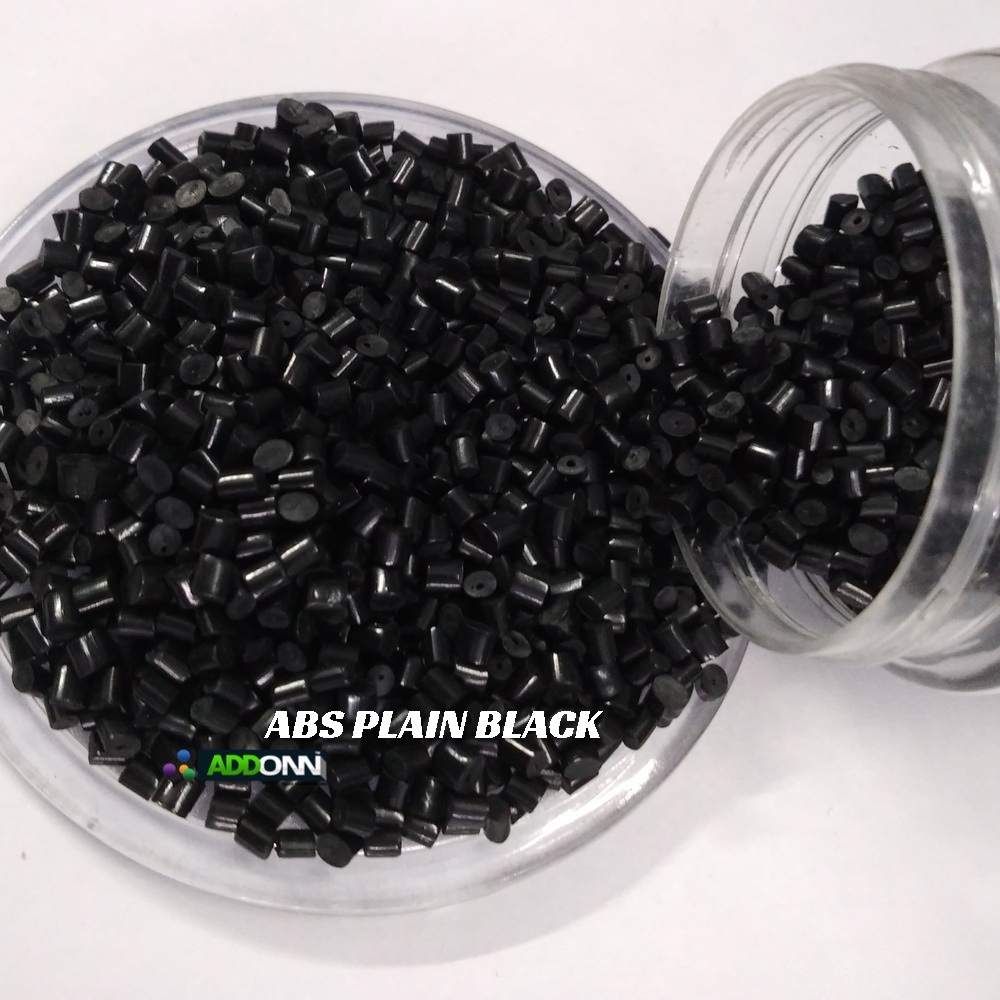Abs Plastic Granules - 25 Kilograms Black | Injection Moulding Grade High Quality Impact Resistant Uv Stabilized Amorphous Polymer