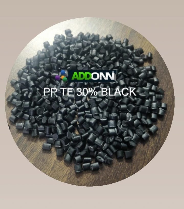 Pp Tf 10-50% Black Recycled Granule - 25kg Talc Filled Polypropylene Pellets | High Quality Injection Moulding, Good Chemical Resistance, Custom Solutions