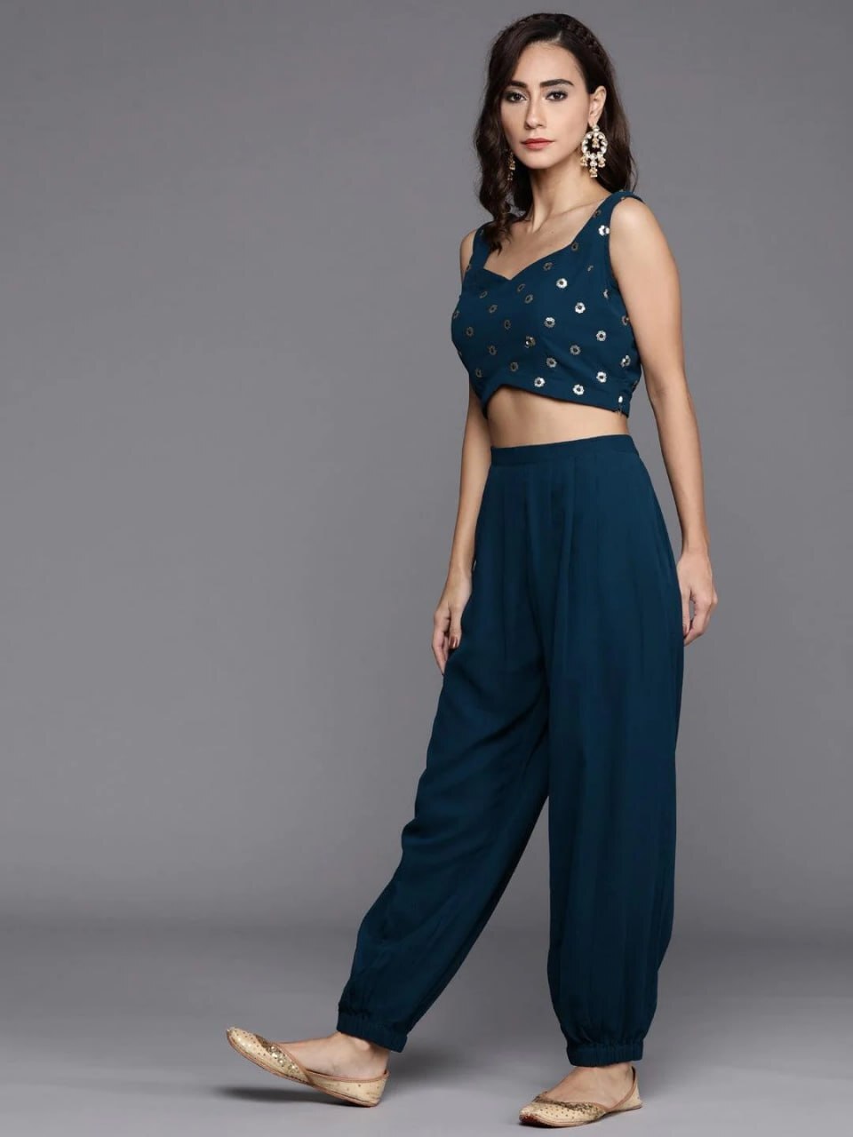 Dhoti Pants And Tops For Ladies