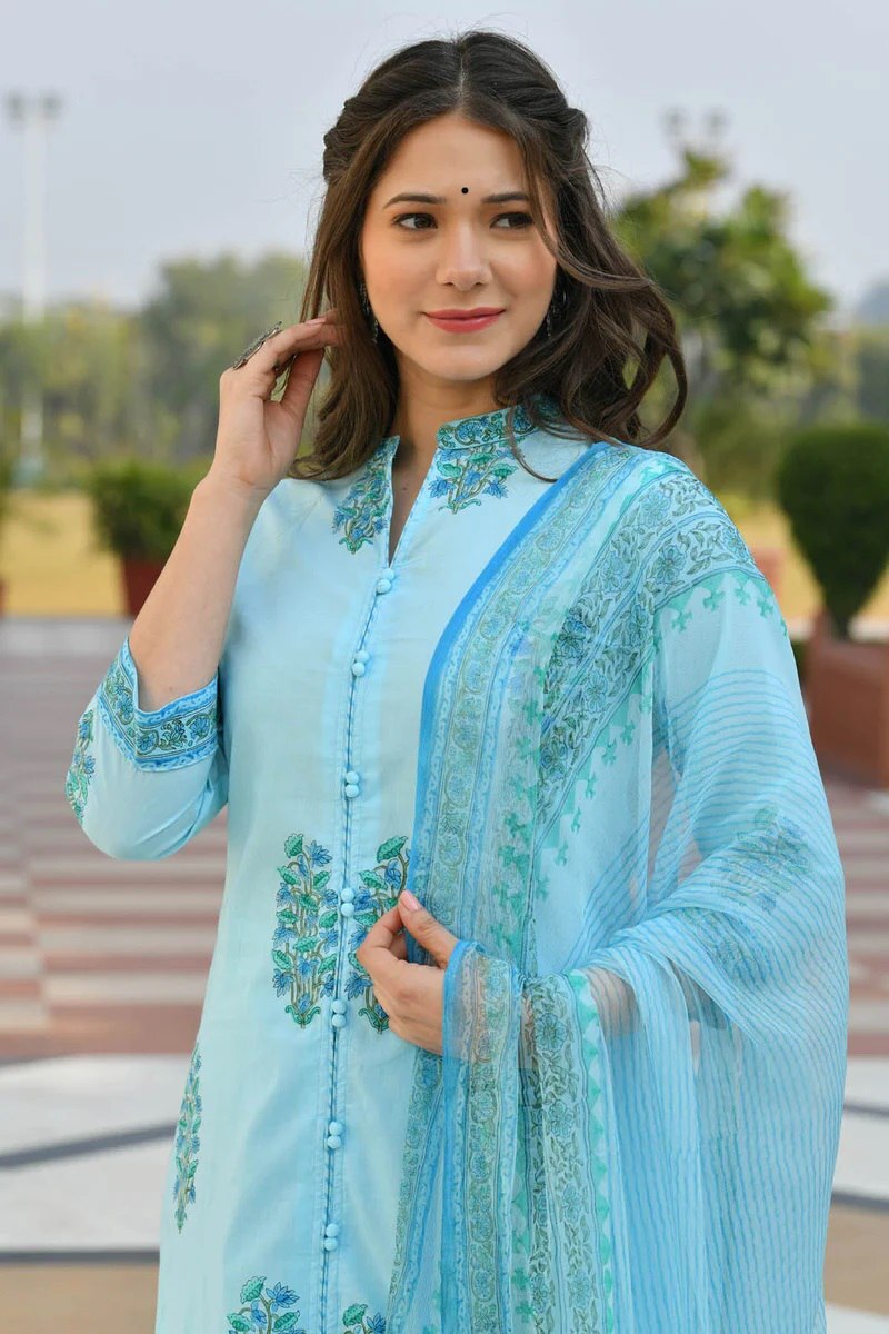 Kurti Bottom With Dupatta