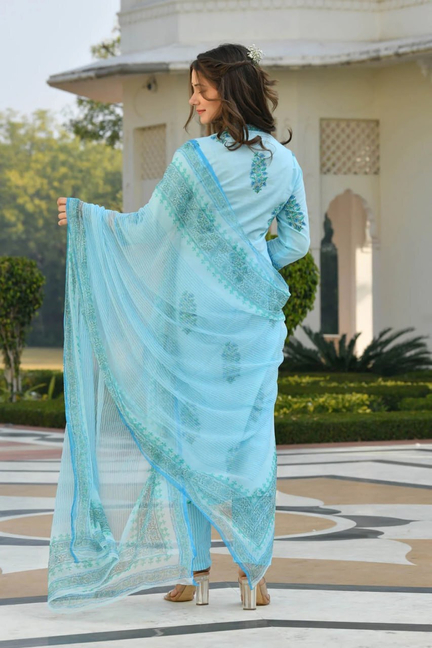 Kurti Bottom With Dupatta