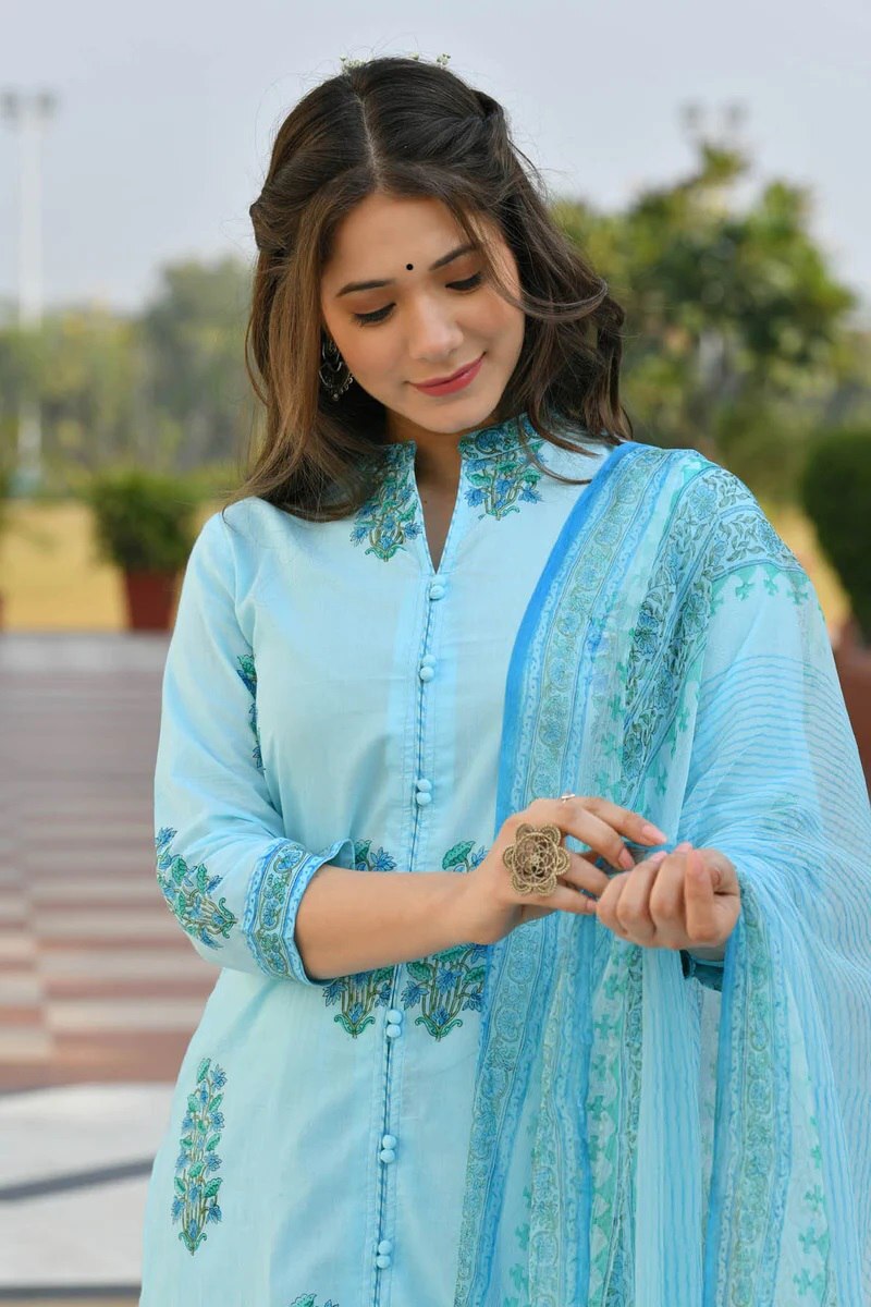 Kurti Bottom With Dupatta