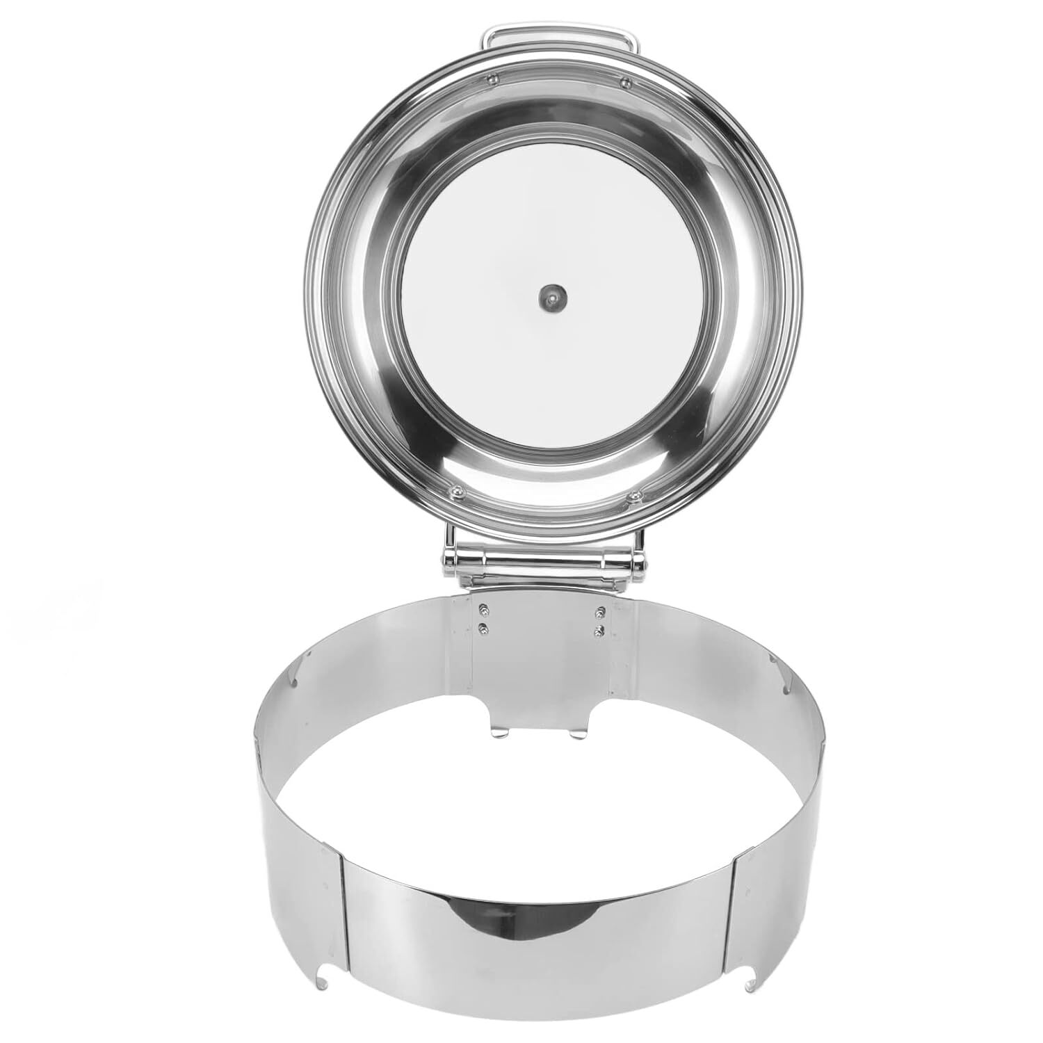 Roll Top Chaffing Dishes - Color: Sliver