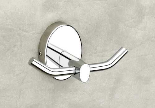 Robe Hook - Stainless Steel, Oval Shape , Glossy Finish for Stylish and Organized Spaces