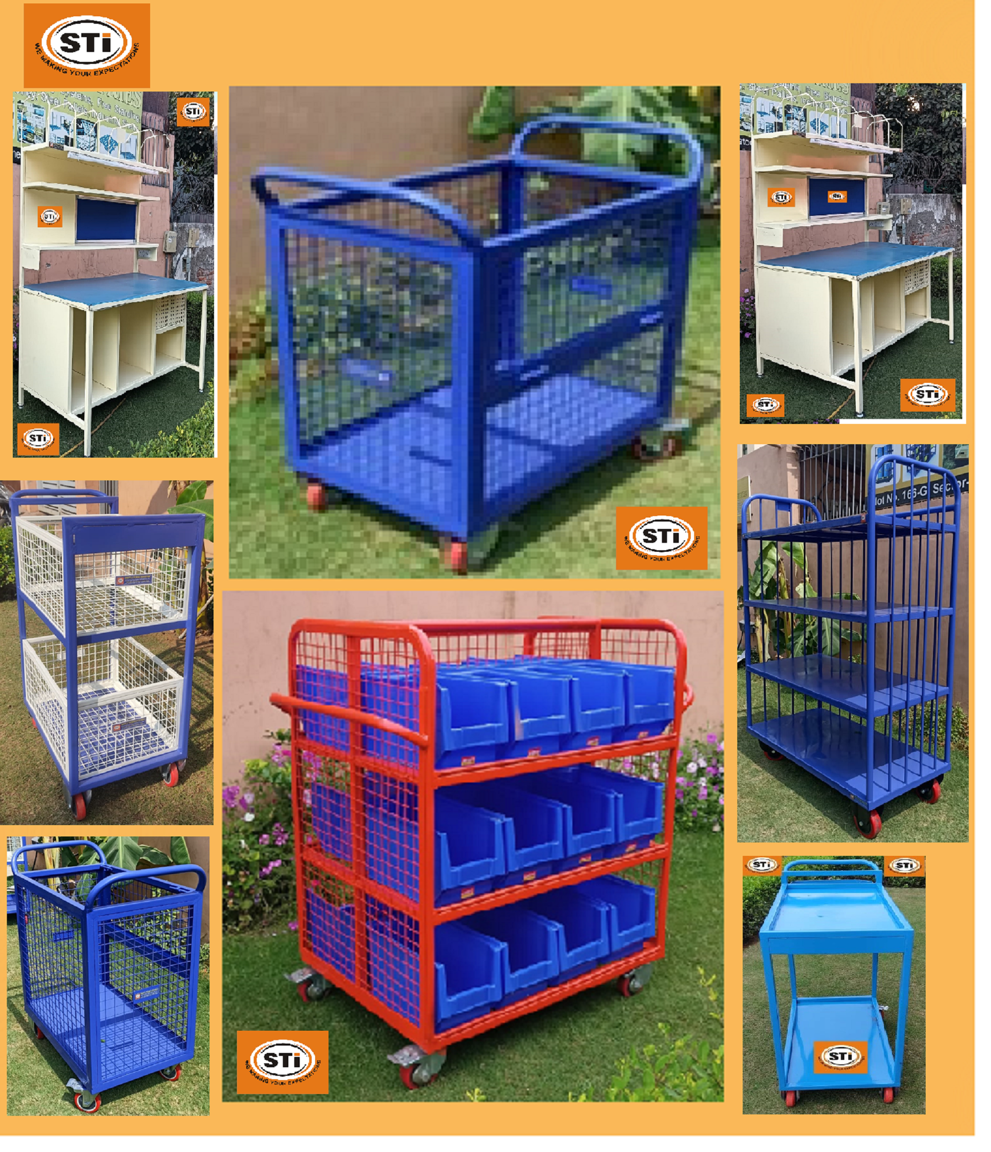 Durable Multi Layer Picking Trolley