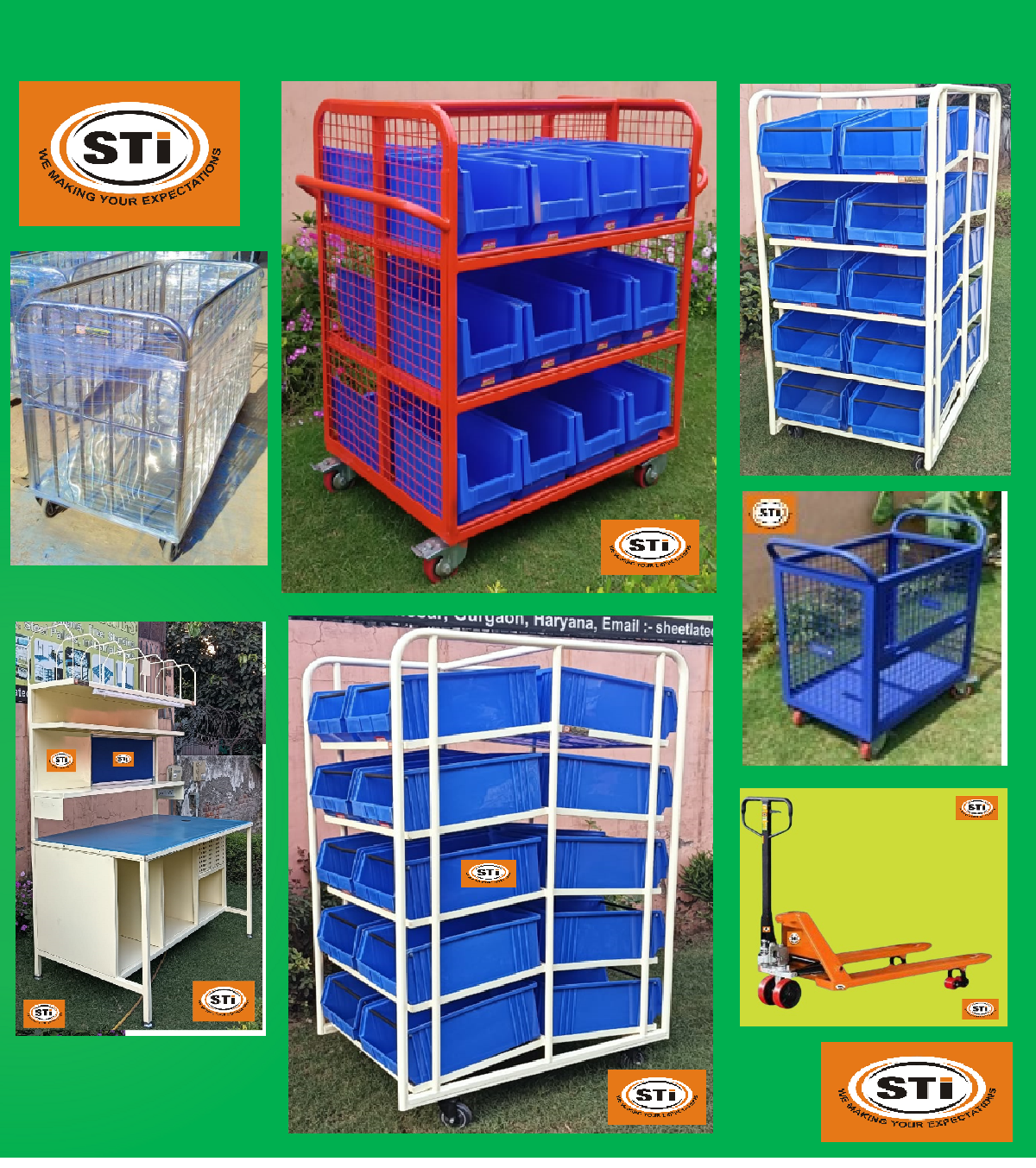 Durable Multi Layer Picking Trolley