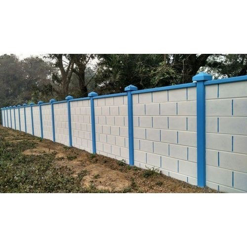 RCC Compound Wall - Customized High-Quality RCC/Concrete, Polished Surface Treatment for Industrial Use