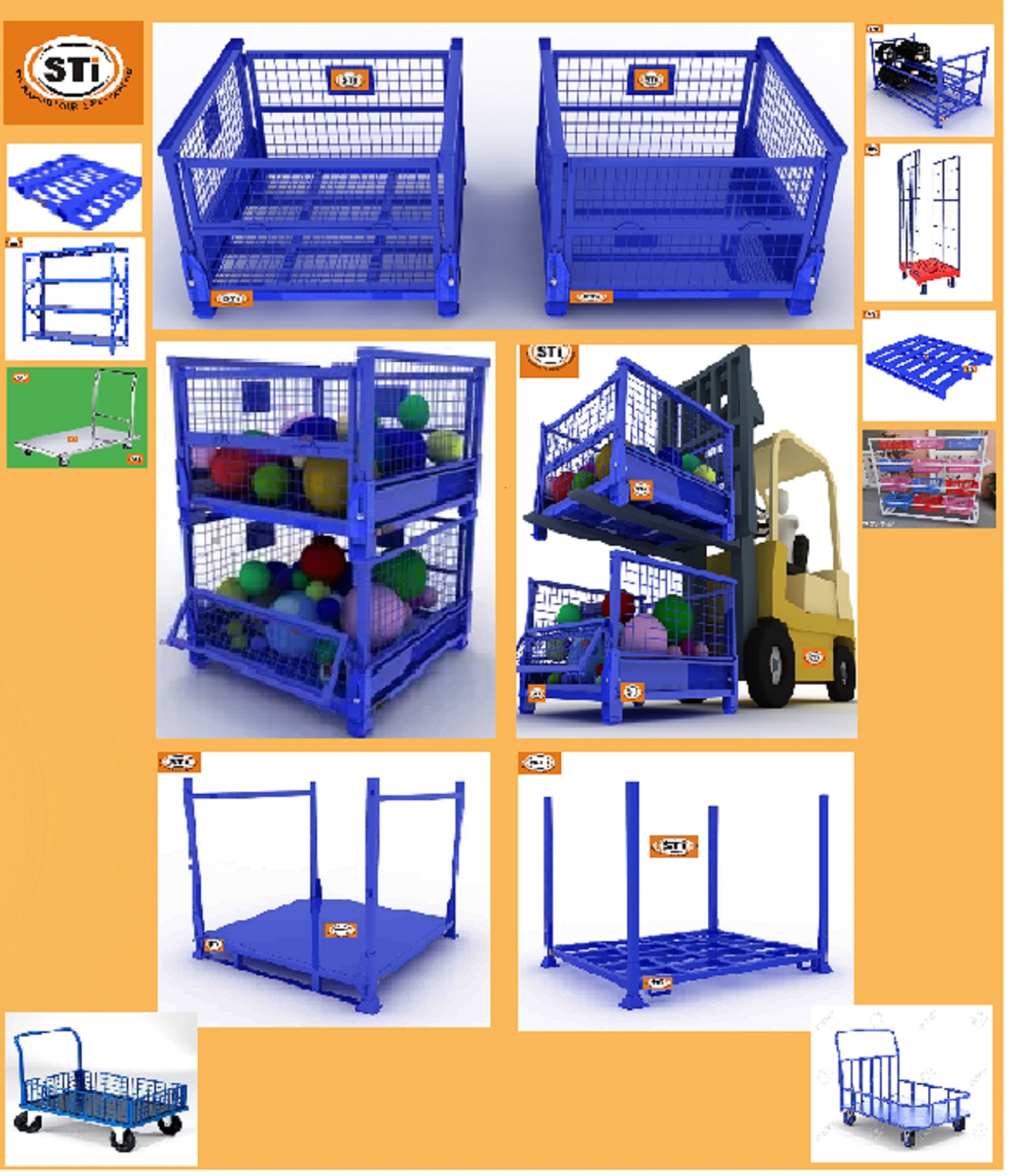 Platform Trolley - Manual Material Handling Design, 30kg Capacity, Multi-color Options, New Condition, Includes Warranty