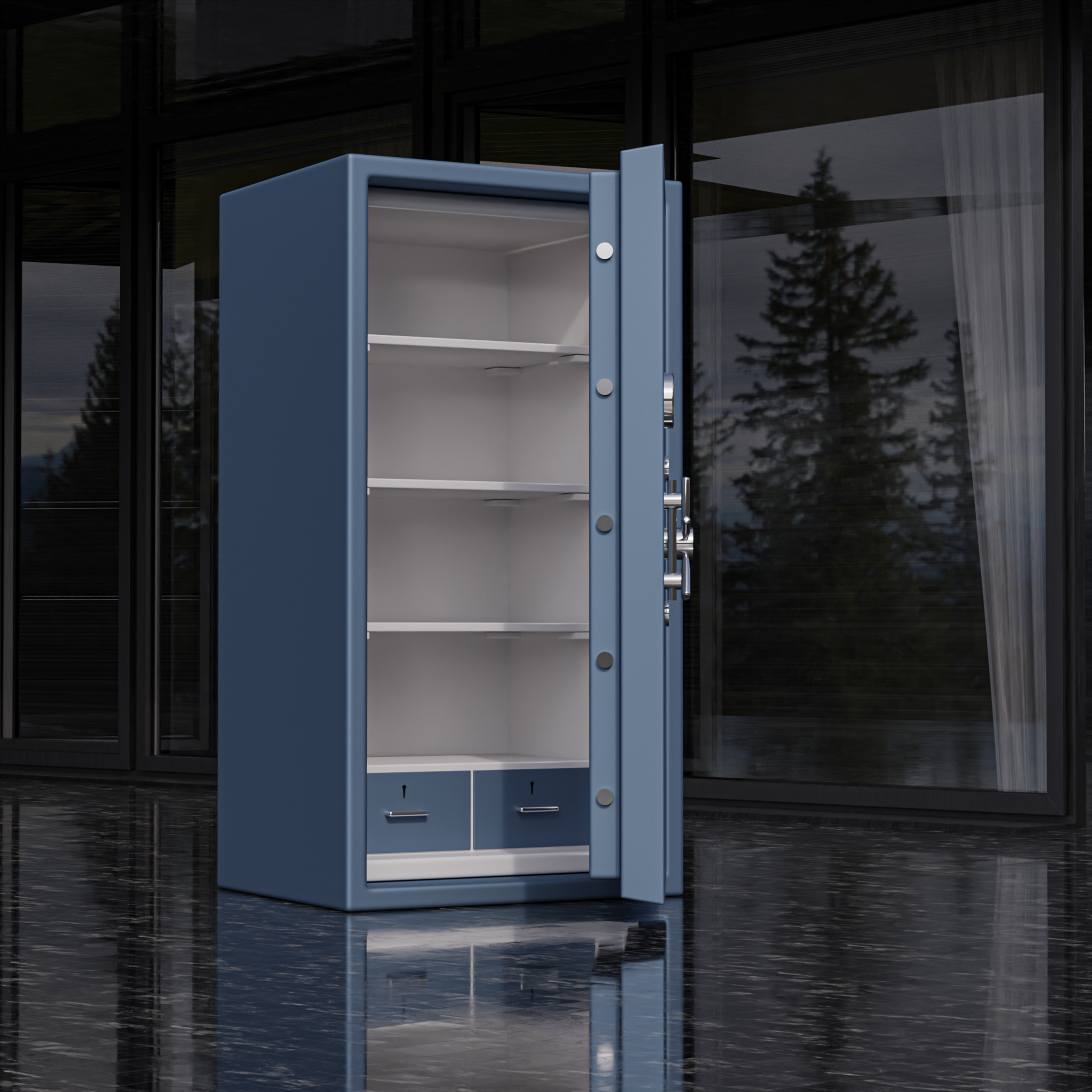 Gladiator 61 Fireproof Defender Jewellery Safe - Color: Customised