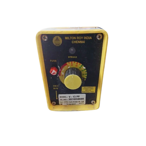 V Series Milton Roy Dosing Pump - Steel, Customized Size, Black and Yellow Design | Diesel Fuel, Screw Pump Structure, Ideal for Industrial and Water Well Applications
