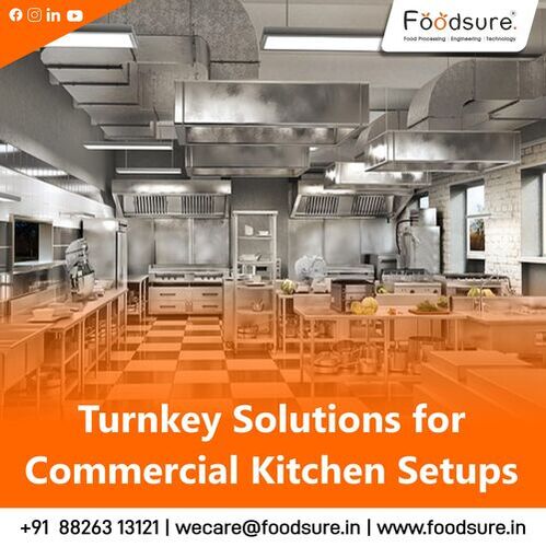Commercial Kitchen Setup By Foodsure