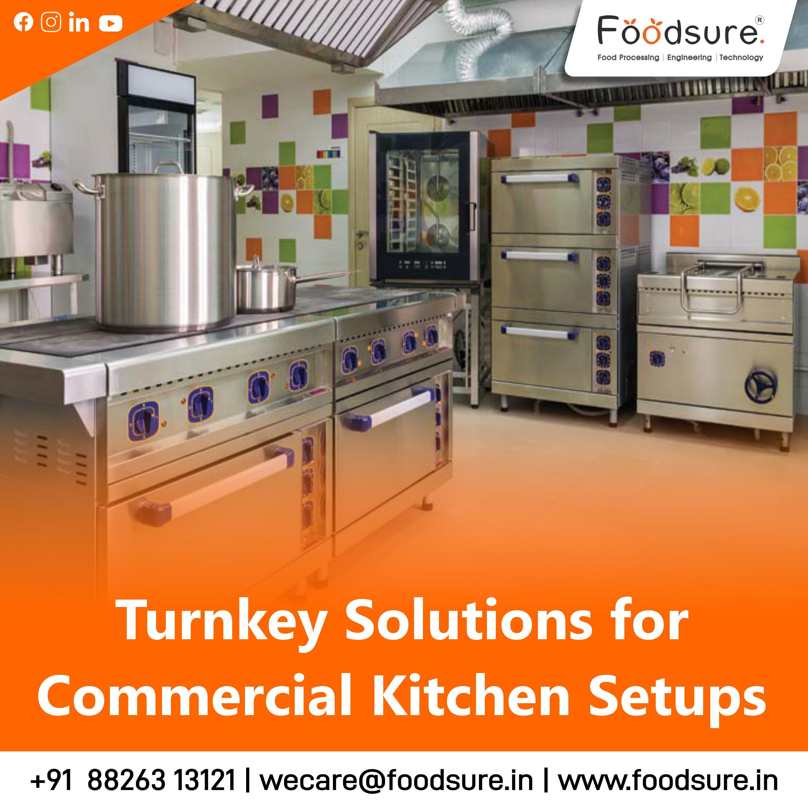 Commercial Kitchen Setup By Foodsure