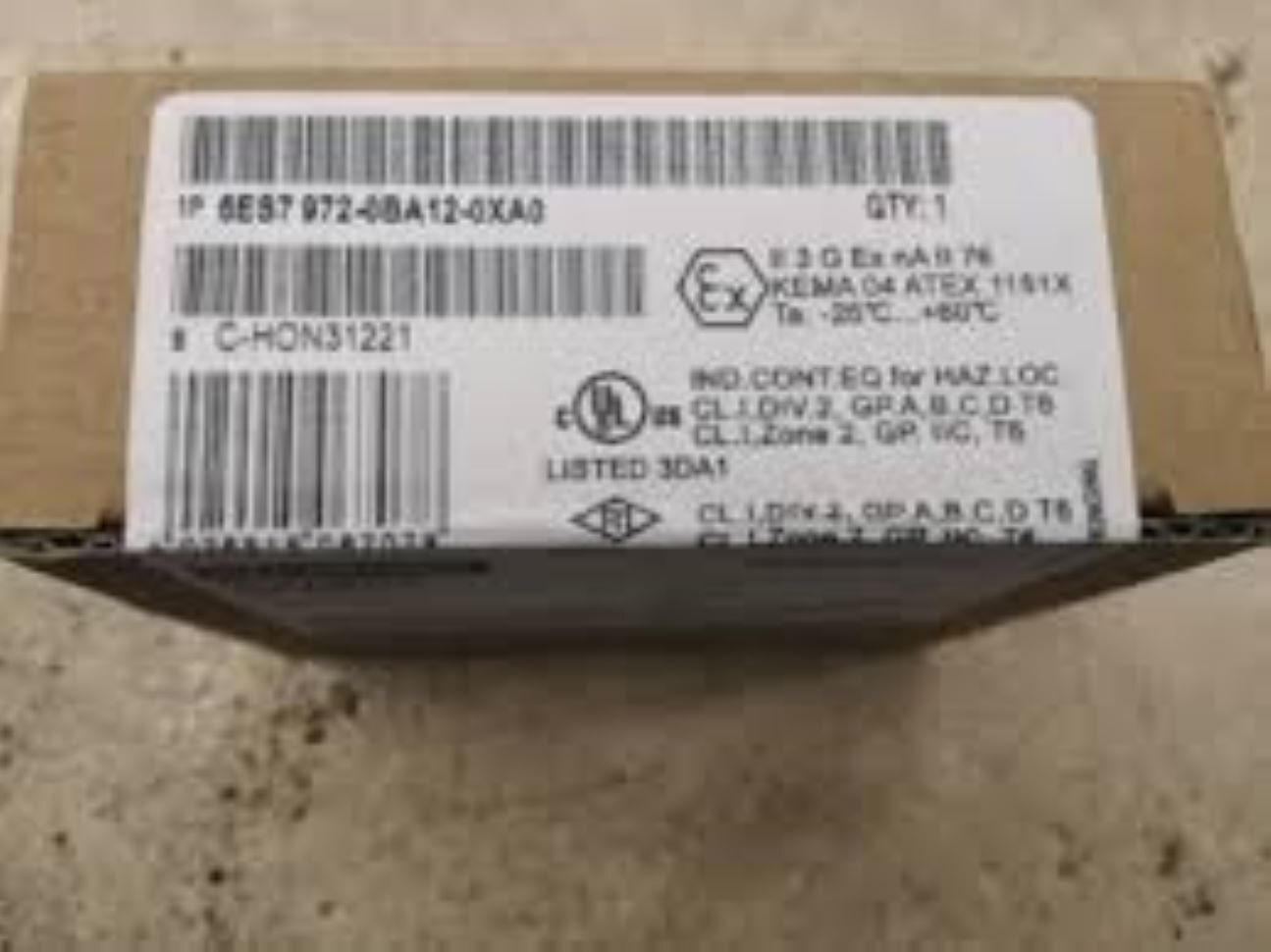 6es7972-0ba12-0xa0-siemens Programmable Logic Controller - Dimension (L*w*h): 15.8x 64x 35.6 Mm Millimeter (Mm)