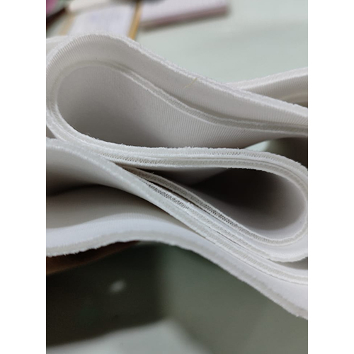 White Scuba Sandwich Fabric