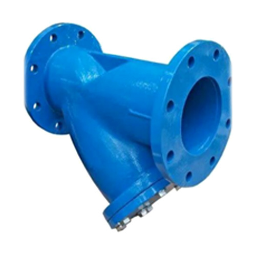 Pipe Strainer - Color: Blue Painted